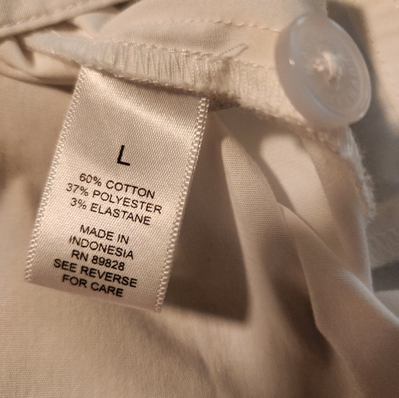 Martha Stewart White Tunic Blouse - Picture 5 of 6